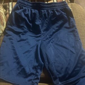 Kids Navy Blue Athletic Shorts